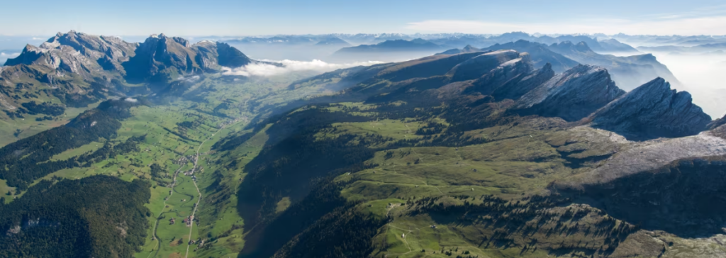 Unterwaasser Aerialview