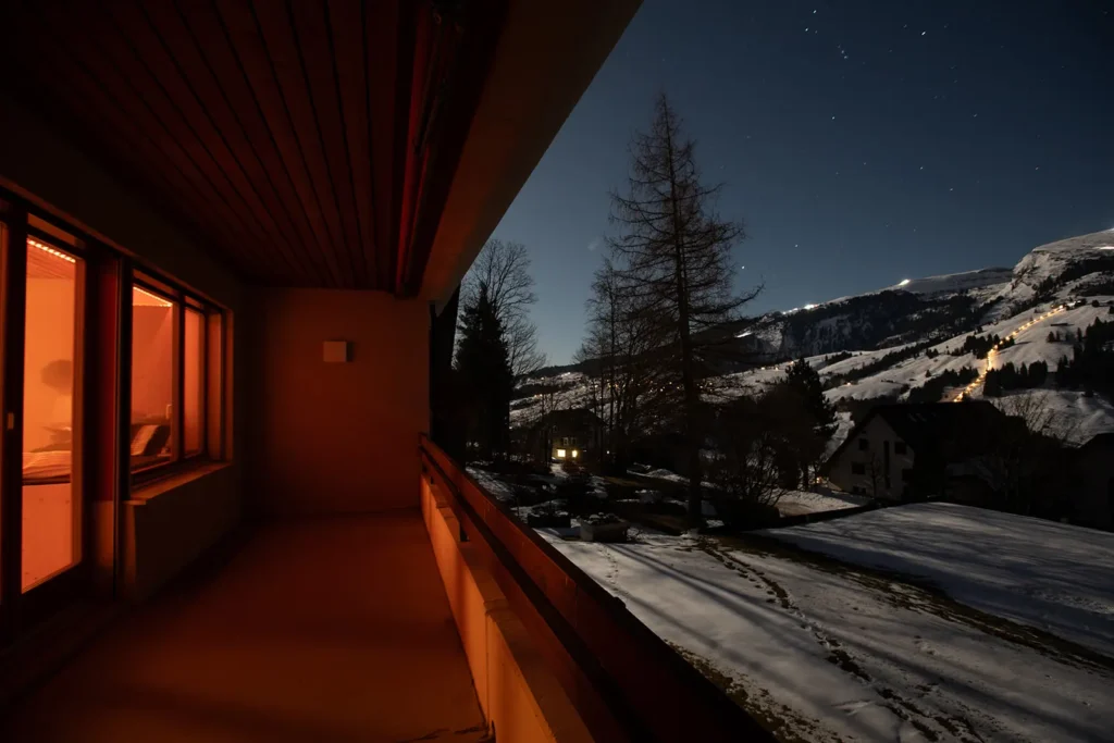 Unterwasser Balcony Night Winter